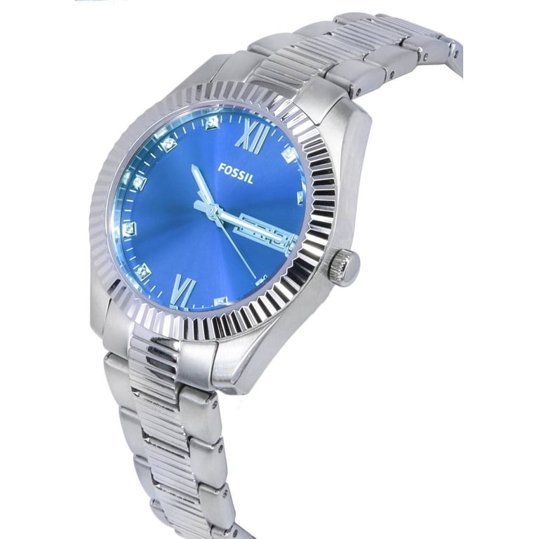 Fossil ES5197 Scarlette Crystal Accents Blue Dial Quartz  display picture 3