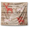 thumbnail image 1 of Awkward Styles Christmas Wall Art Tapestry Hanging Christmas Deers Home Decor Prints, 1 of 2