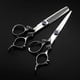 thumbnail image 5 of Juego de tijeras para cortar el cabello, tijeras profesionales japonesas 440C para barbería y tijeras de entresacar de 6 pulgadas., 5 of 5