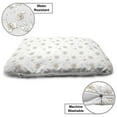 thumbnail image 3 of Dandelion Pet Bed, Repetitive Simplistic Delicate Pattern of Floating Botanical Print, Chew Resistant Pad for Dogs and Cats Cushion with Removable Cover, 24" x 39", Camel and White, by Ambesonne, 3 of 4