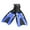 Blue Size M, variant on Tnarru Scuba Diving Fins Swimming Flippers Lightweight Silicone Open Heel Snorkel Fins for Adult Beginner Men Women Diving Equipment Gray M