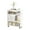 White, variant on Wonline Modern Slim Storage Rolling Cart with 3-Tier Adjustable Shelving Organizer for Kitchen,Bathroom,Laundry Room(White)