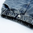 thumbnail image 5 of Kiijoy Little Girls Loose Fit Straight Leg Jeans Casual Pull On Denim Pants, Sizes 6-7, 5 of 8
