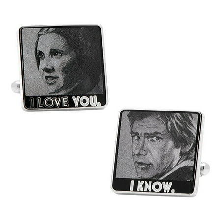 Men's Cufflinks Inc Star Wars I Love You I Know Cufflinks