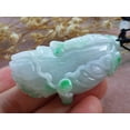 thumbnail image 5 of Certified Hand Carved Green Natural Myanmar Burma A Jade jadeite Lotus Flower Cabbage Pendant Necklace, 5 of 10