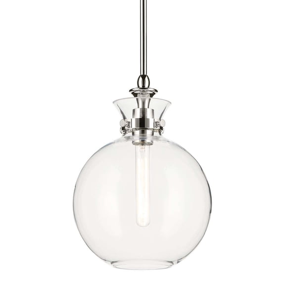 Kichler 52778PNCLR Laria 11" Wide Pendant - Nickel