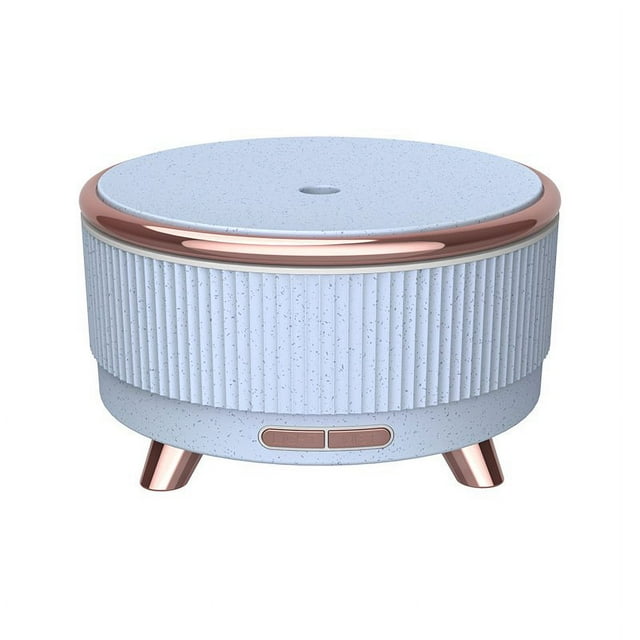 AMERTEER Diffuseurs pour Huiles Essentielles Grande Pièce avec Humidificateur Télécommande, Mini Diffuseur d'Aromathérapie 500ml Diffuseur d'Huiles Essentielles avec 7 variations de Couleur (Rose, Sans Huiles Essentielles)