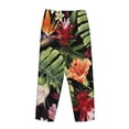 thumbnail image 5 of Balery Watercolor Tropical Flowers print Women's Pajama Pants,Ultra Lightweight Pjs,Lounge Pant-Large, 5 of 9