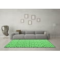 thumbnail image 3 of Ahgly Company Indoor Rectangle Abstract Emerald Green Modern Area Rugs, 4' x 6', 3 of 4