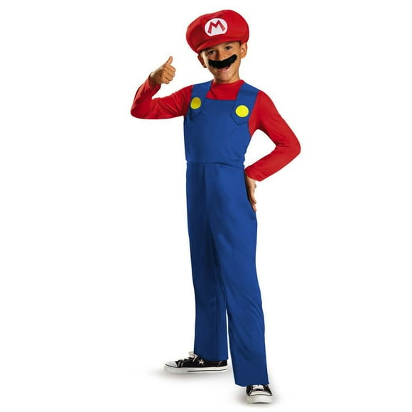 Disguise Nintendo Super Mario Luigi Classic Boys Costume