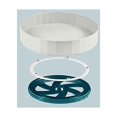 thumbnail image 2 of NewWe Turntable for Spices, Food, etc. Storage accessory for cupboard, cabinet, refrigerator, counter & kitchen table, kitchen cupboard rotating tray, 2 of 5