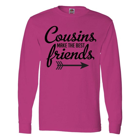 Inktastic Cousins Make the Best Friends with Arrow Long Sleeve T-Shirt