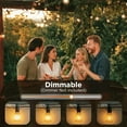 thumbnail image 4 of Outdoor String Lights, 200 ft with 100 G40 LED Bulbs Waterproof for Patio Garden Yard Backyard Decoration, 4 of 6