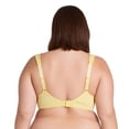 thumbnail image 4 of Curve Muse Women's Plus Size Unlined Underwire Lace Bra with Cushion Straps-2PK-NAVY, LIGHT YELLOW-34B, 4 of 6