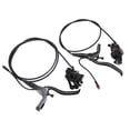 thumbnail image 1 of Bike Disc Brake Set, Sensitive Hydraulic Disc Brake Kit Aluminum Alloy Caliper  For Electric Bikes Black, 1 of 8