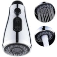 thumbnail image 1 of Functional faucet spray head, pull-out spray head, kitchen faucet nozzle, replacement spray head, sprayer nozzle, 1 of 5