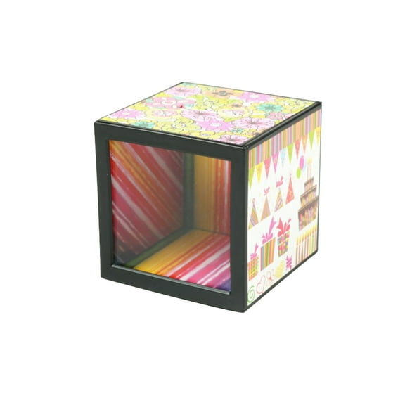 BAELLERT Piggy Bank Cube Rich Patterns Surprise Amazing Safe Entertainment Relaxing Funny Box Piggy Bank Children Toy