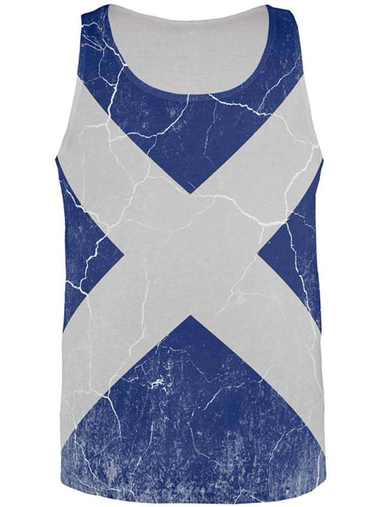 Vintage Scottish Flag Customised Birthday Greetings Card