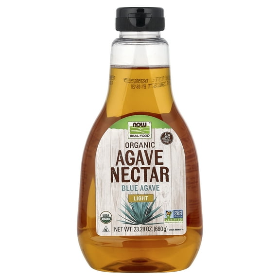 Now Agave Light Organic, Sweetener, Sugar Substitute, 23.3 oz