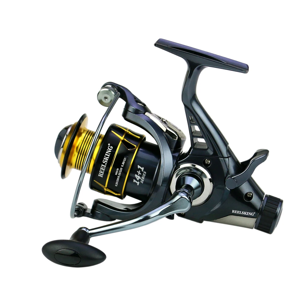 Metal Left/Right Hand Spinning Fishing Reel Freshwater/Saltwater Carp Fishing Reel Ahead/Post Double Brake Smooth Casting Reel
