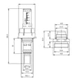 thumbnail image 4 of Medidor de caudal de repuesto para colectores de acero inoxidable, medidor y regulador de caudal para colectores de calefacción por suelo radiante, optimización de la distribución del calor, 4 of 5