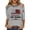 Light Gray, variant on Youpwaven Women's 250th Anniversary USA T-Shirt, Patriotic We The People 1776-2026 Graphic Top, Casual 3/4 Sleeve Crew Neck Festive Apparel