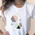 thumbnail image 5 of Eashery Womens T Shirts Casual Graphic Print Womens Tops White XL, 5 of 5