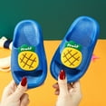thumbnail image 5 of Zwiiyzr Boys Girls Shoes 3-10 Years Slippers Slide Sandals Children Summer Lovely Fruit Baby Bathing Shoes In The Bathroom Blue, 5 of 5
