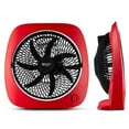 thumbnail image 3 of Comfort Zone 110RD Electric Turbo Fan 10 in Square Red 3 Speed Adjustable Tilt Portable, 4-Pack, 3 of 8