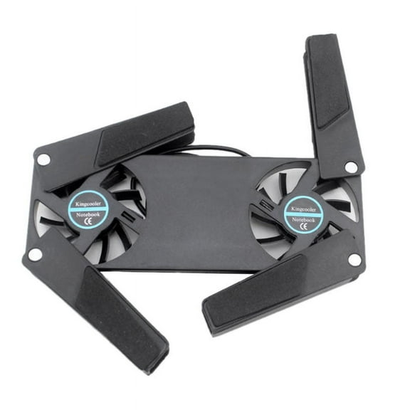 HOT Computer Cooling Pad,Portable Notebook Radiator Foldable Dual Fan Pad