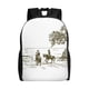 thumbnail image 1 of Fotbe Cowboys Riding A Horse Near A Tree Mochila de Viaje para Laptop, Mochila Ejecutiva Delgada y Resistente 15.6", 1 of 8