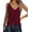 Date Red, variant on Zeagoo Womens V Neck Cami Tank Top Strap Sleeveless T Shirt Casual Loose Cotton Vest Blouse