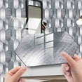 thumbnail image 2 of 12 Pcs Crystal Tile Stickers Diy -Adhesive Wall Stickers Decor Ornament, 2 of 9