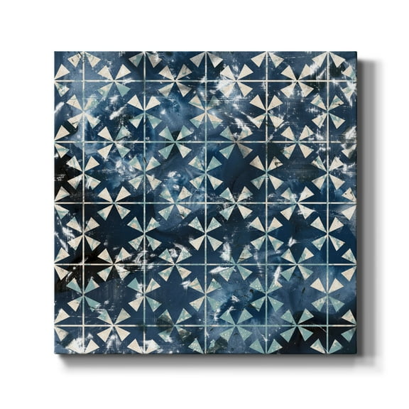 Wexford Home Tile-Dye III-Premium Gallery Wrapped Canvas, 10" x 10" - Ready to Hang
