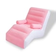 thumbnail image 1 of Sofá Inflable JustClick MX Reclinable Portátil Rosa, 1 of 4