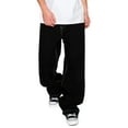 thumbnail image 2 of Victorious Men's Ultra Baggy Y2K Wide-Leg Denim Jeans DL981 Black 2832, 2 of 5