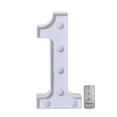 thumbnail image 3 of Led Lights Remote Control Alphabet Led Digital Lights Light Up White Plastic Digital Standing Hanging A Remote Control Led Lights Light Up Letters for Party, 3 of 4