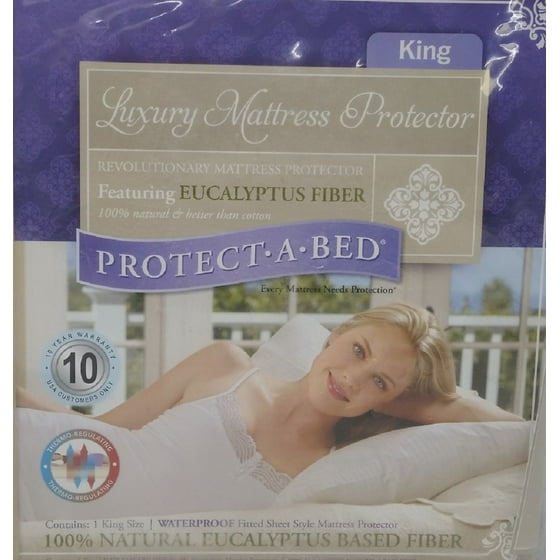 Protect A Bed Luxury Waterproof Mattress Protector King Com