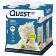 thumbnail image 4 of Quest Nutrition Protein Shake, 30g Protein, Low Carb, Vanilla, Gluten Free, 4 Count, 4 of 12