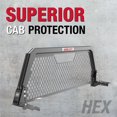 thumbnail image 2 of Weather Guard Headache Rack 11906-52-01 Hex Rack; Powder Coated; Matte Black; Aluminum; With Mounting Brackets And Hardware, 2 of 16