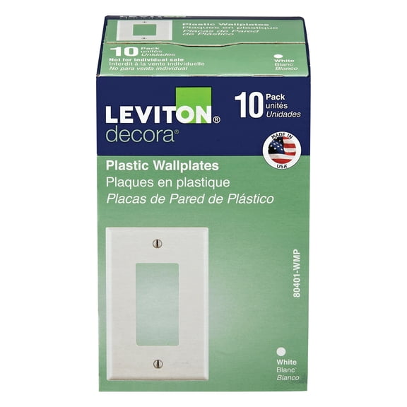Leviton Decora 10-Pack Decorator Wall Plate