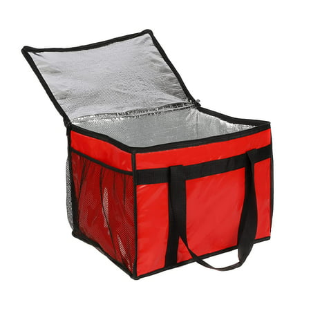 cherrboll Large Food Delivery Bag with Side Pockets, Thick Insulation ...