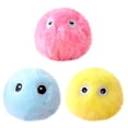 thumbnail image 2 of Xihbxyly Pelotas de Hierba Gatera Chirriantes, Juguete Interactivo para Hacer Ejercicio, Sonidos de Rana y Pájaro, Material Seguro de Alta Calidad, Diversión para Interiores, Gatos, Paquete de 3, Tam, 2 of 7