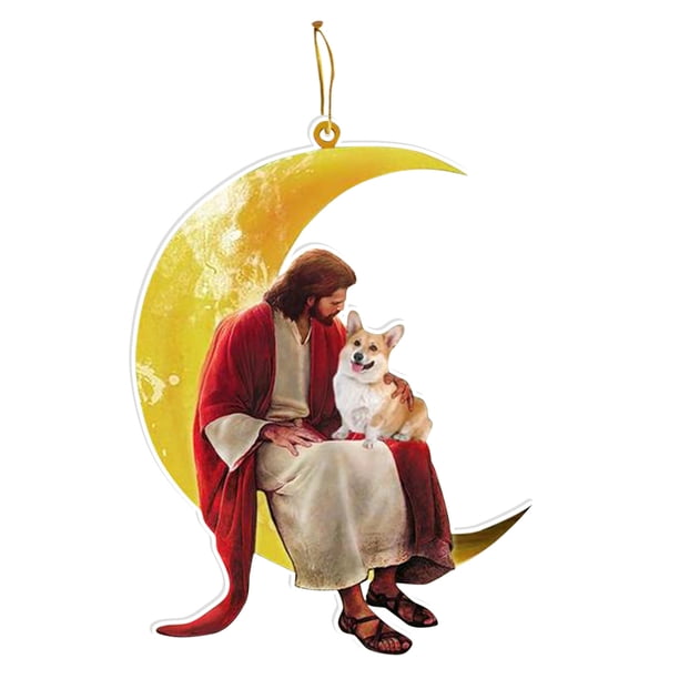 onlyliua Liquidación Animales Navideños Sentados En Colgante, Adornando Navideños para Exteriores, Adornando Navideños de Madera, Adornando Colgante Pared para Ventana, Decoración de Sala de Estar, H