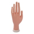 thumbnail image 1 of Nail Trainning Bendable Table Mount Manicure Practice Hand Soft Flexible Mannequin Hand Nail Art Trainer Manicure Practice Tool, 1 of 8