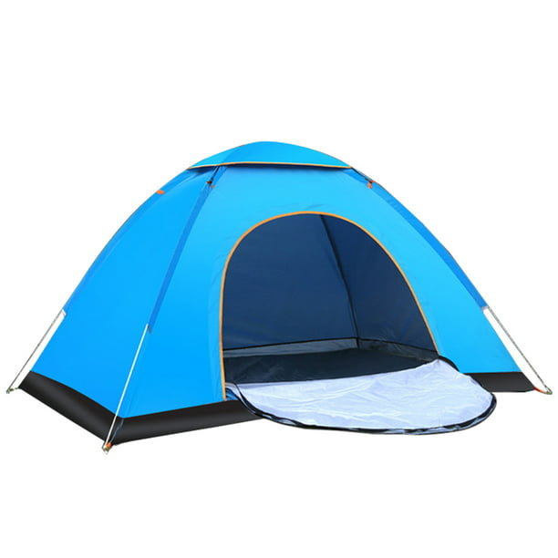 Begin vrouw afvoer Instant Automatic Pop up Camping Tent for 1-2 Persons Portable Waterproof  UVA Protection Perfect for Beach Outdoor Traveling Hiking Camping Hunting  Fishing - Walmart.com