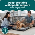 thumbnail image 3 of FurHaven Pet Products Mattress Edition Medium Memory Foam Dog Kennel & Crate Mat, Gray, 3 of 10
