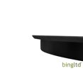 thumbnail image 3 of BingLTD - 48" Long 36" Tall Guilford Dining Table - Black (TT-PD-148B36-RW-BLK), 3 of 5