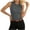 *Gray, variant on ClodeEU Women's Ribbed Crewneck Athletic Tank Top,Solid Color Casual Slim Fit Pullover Vest Wine,Womens Plus L