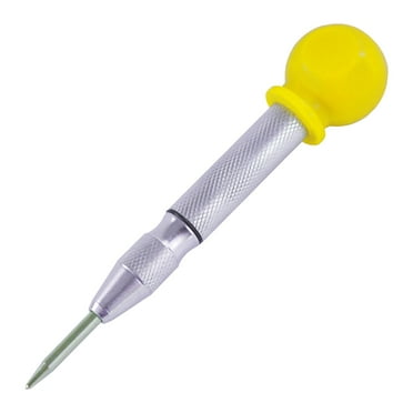 Segomo Tools 5 Inch Precision Diamond Knurled S2 Steel (58-60) Automatic Center Hole Punch - ACP01